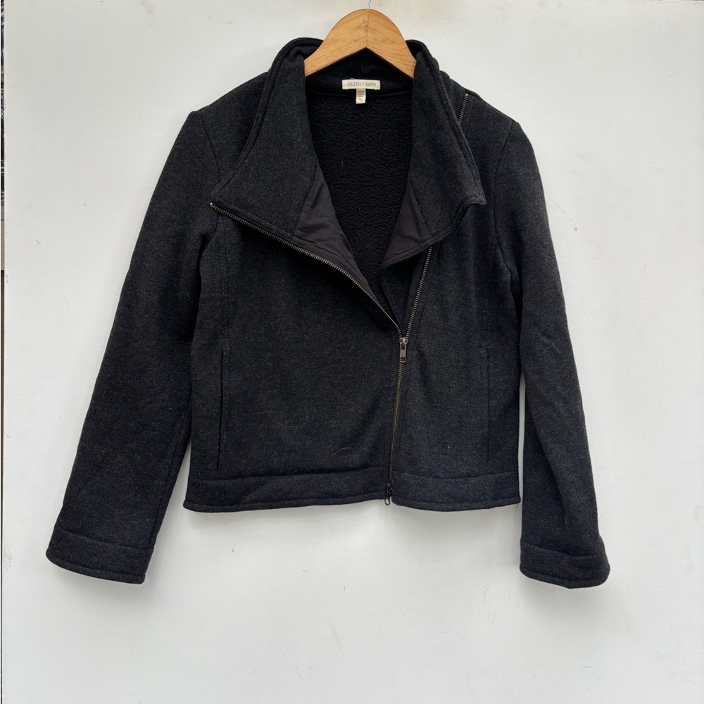 Eileen Fisher Moto Zip Jacket
